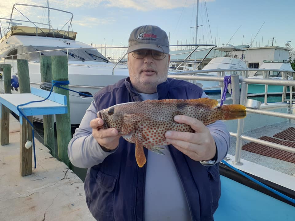 Florida Grouper caught fishing with Reef Band Fishing Charters 2022