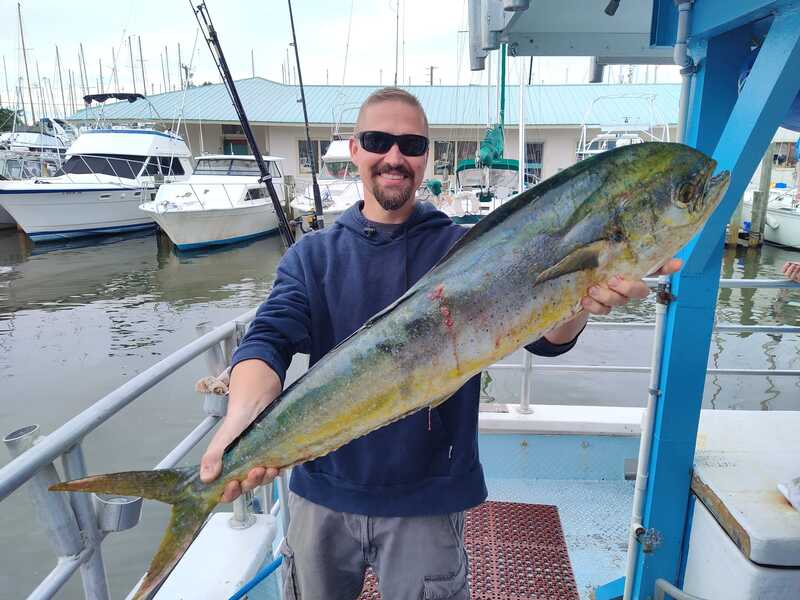 Florida Mahi Mahi caught fishing with Reef Band Fishing Charters 2022