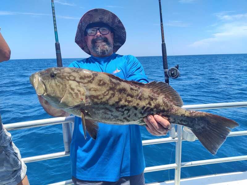 Florida Grouper caught fishing with Reef Band Fishing Charters 2022