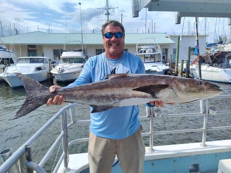 Cobia Fishing with Reef Bandit Fishing Charters
